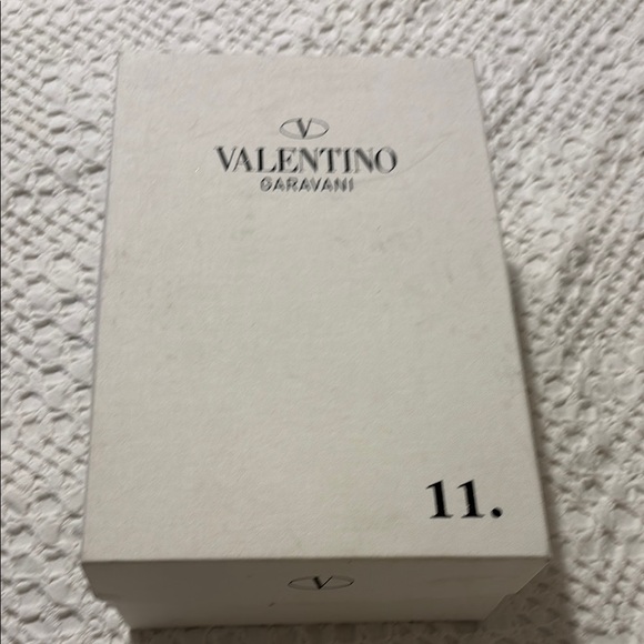 Valentino White Studded Women's Sneakers - Picture 11 of 12